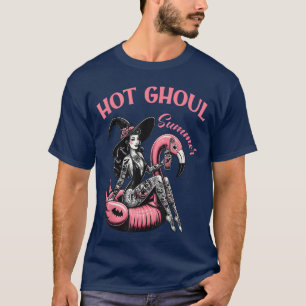 T-shirt Femmes Hommes Drôle Halloween Chaud Fantôme Été Ét