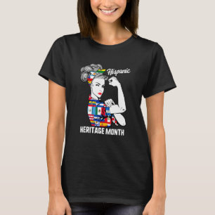 T-shirt Femmes Hommes Mois du patrimoine national hispaniq