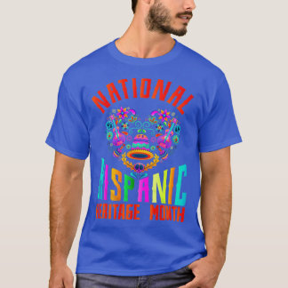 T-shirt Femmes Hommes National Hispanique Mois du patrimoi