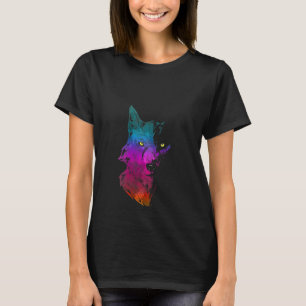 T-shirt FEMMES Howl Faune Forêt Animal Predator Portra