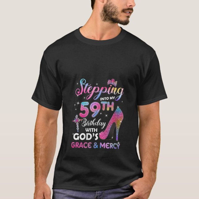 T-shirt Femmes Inaugurant dans mon 59e cadeau d'anniversai (Devant)