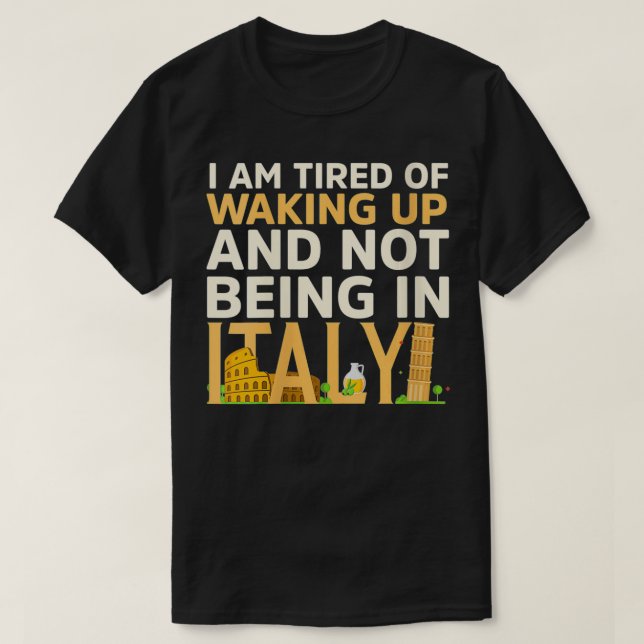 T-shirt Femmes Iu2019m Fatigué de se réveiller et de ne pa (Design devant)