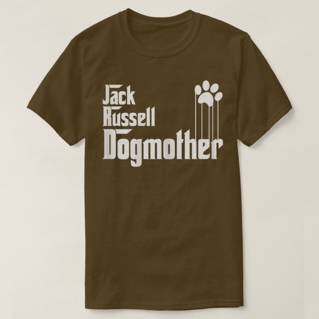 T-shirt Femmes Jack Russell Chien Maman, Jack Russell Chie (Design devant)
