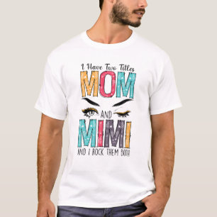 T-shirt Femmes J'Ai Deux Titres Maman