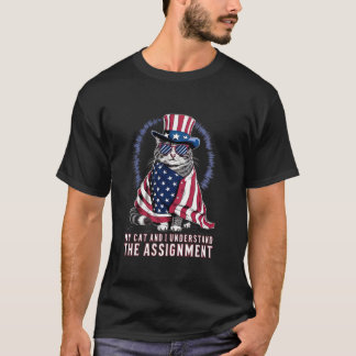 T-shirt Femmes Je Comprends L'Affectation Kamala 2024 Cat