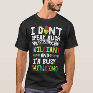 T-shirt Femmes Je Ne Parle Pas Beaucoup De Cadeaux De Sens