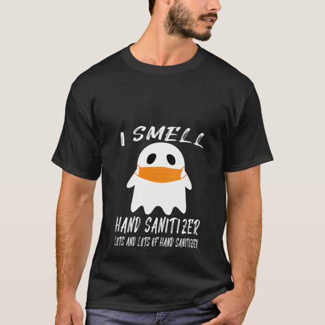 T-shirt Femmes Je Sens Sanitizer Mains Lots Et Beaucoup De (Devant)