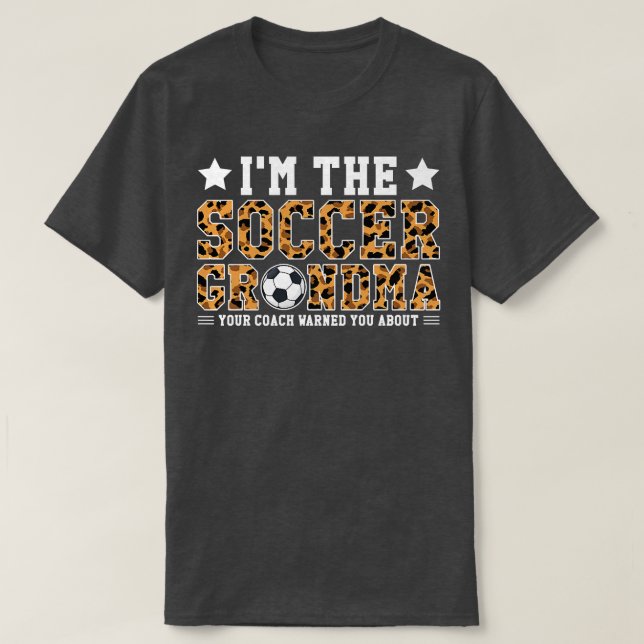 T-shirt Femmes Je suis la grand-mère de football votre ent (Design devant)