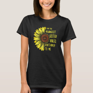 T-shirt Femmes Je suis la plus jeune soeur Big Sister Litt