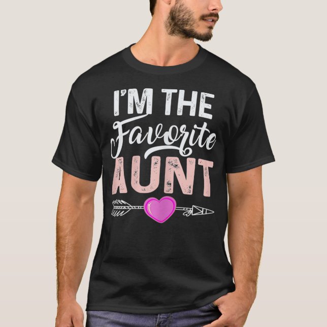 T-shirt Femmes Je suis La Tante Favorite Amusante Tante Dr (Devant)