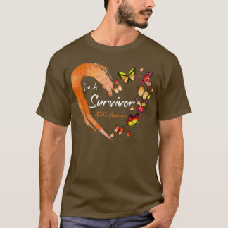 T-shirt Femmes Je suis une survivante TDAH Sensibilisation