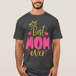 T-shirt FEMMES Joyeux Fête des mères Aimez votre maman Mei