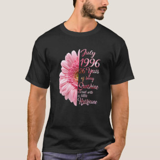 T-shirt Femmes Juillet Fille 1996 26 ans 26e anniversaire 