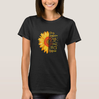 T-shirt Femmes Juillet Fille 2001 21 Ans 21ème Anniversair