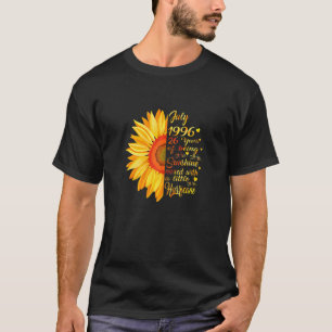 T-shirt Femmes Juillet Filles 1996 Anniversaire 26 ans Fab