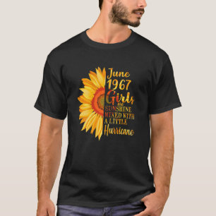 T-shirt Femmes Juin Filles 1967 55e anniversaire 55 ans Ol