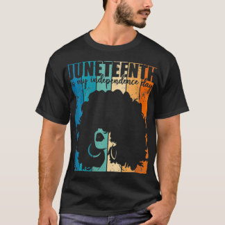 T-shirt FEMMES Jumelage Mon Fête de l'Indépendance Rétro A