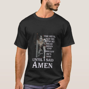 T-shirt Femmes Jusqu'À Ce Que J'Ai Dit Amen Christian Pour