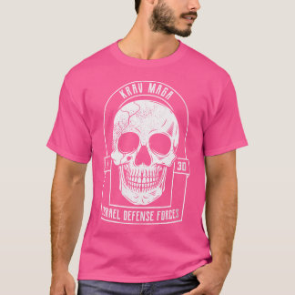 T-shirt Femmes Kagerman Maga Skull Combat Et Auto-Défense