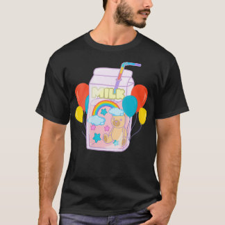 T-shirt Femmes Kidcore esthétique Kawaii Lait Carton Alt I