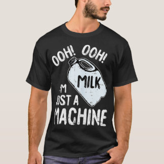 T-shirt Femmes Lait Machine Allaitement Drôle Mère