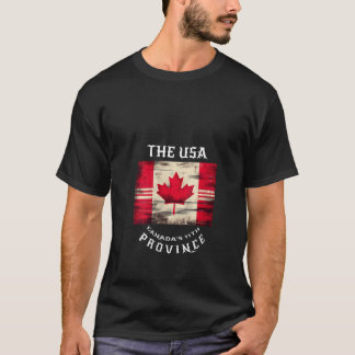 T-shirt Femmes Les États-Unis Le Canada 11e Province Améri