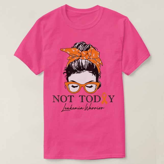 T-shirt Femmes Leucémie Sensibilisation Messagerie Bun Leu (Design devant)