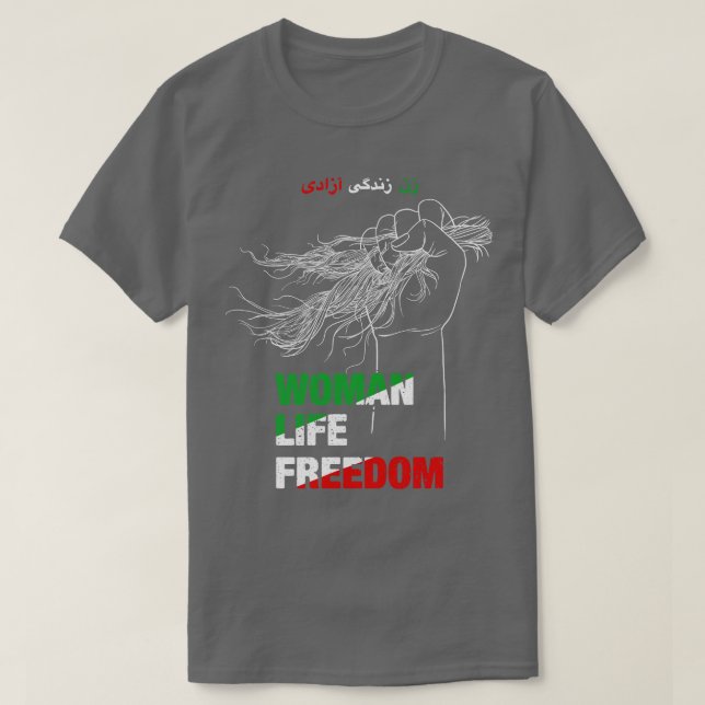 T-shirt Femmes Liberté Libre iran Droits des femmes 1 (Design devant)
