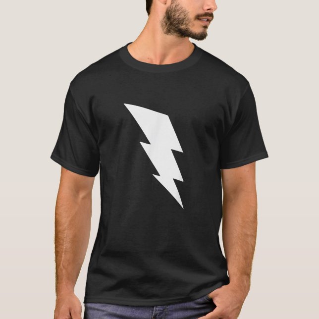 T-shirt FEMMES Lightning Design Décontracté Top Tee - shir (Devant)