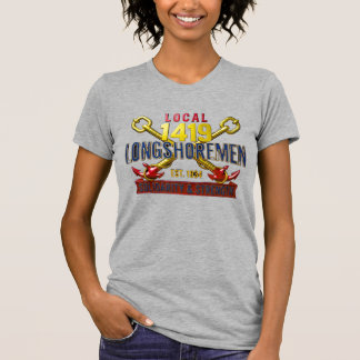 T-shirt Femmes Local 1419 Dockers Solidarité Vinta