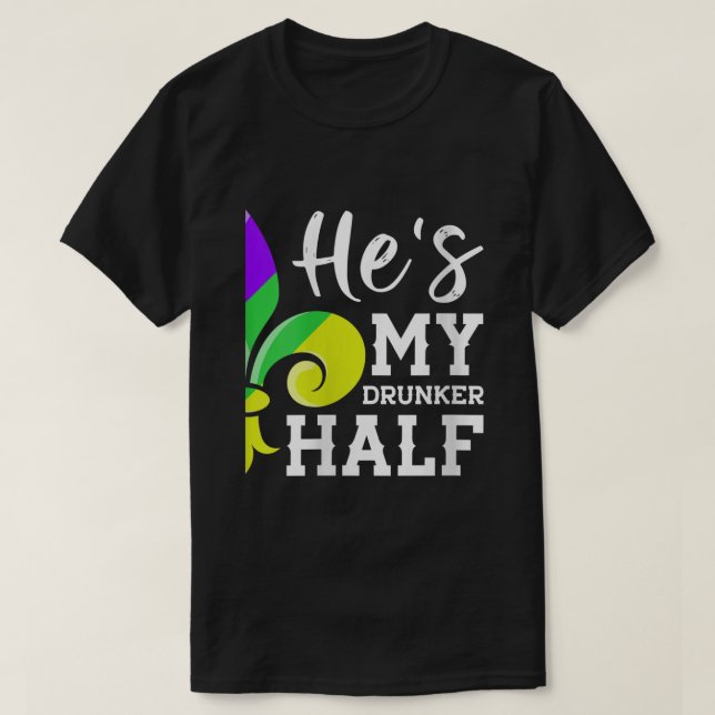 T-shirt Femmes Louisiane Couple Correspondant Mardi Gras H (Design devant)