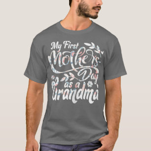 T-shirt FEMMES Ma Première Fête Des Mères Comme Grand-Mère