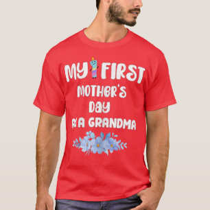 T-shirt FEMMES Ma Première Fête Des Mères Comme Grand-Mère