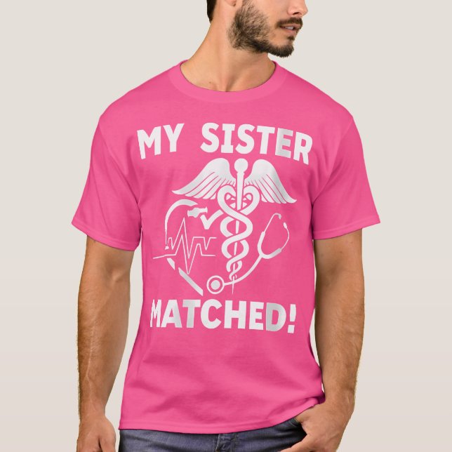 T-shirt FEMMES Ma Soeur Matched Résidence Match Jour 2025 (Devant)