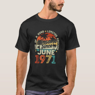 T-shirt Femmes Mai Filles 1971 50 Anniversaire 50 Annivers