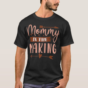 T-shirt FEMMES Maman Dans La Faisante Grossesse Announc