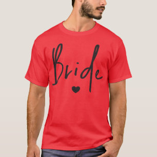 T-shirt Femmes Mariage Mignon Lune de Miel Enterrement de