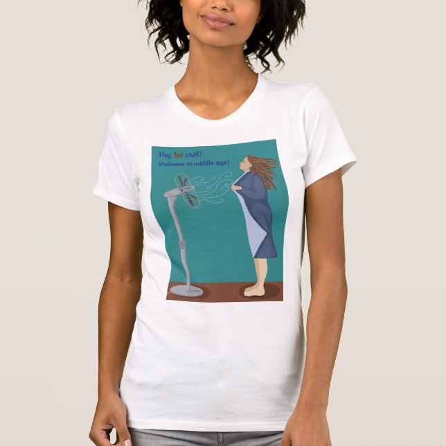 T-shirt Femmes, ménopause, âge moyen, plus vieux, mature (Devant)
