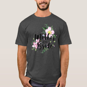T-shirt Femmes Mère de la Mariée Florale Mariage Partie 