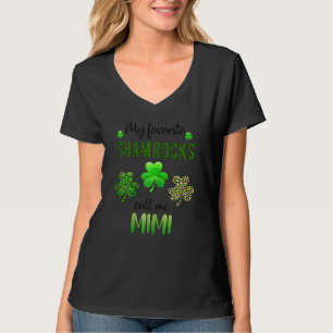 T-shirt Femmes Mes Shamrocks préférés M'appellent Mimi St