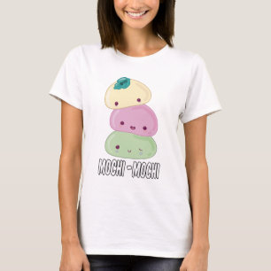 T-shirt Femmes Mochi Mochi Blanches
