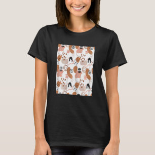 T-shirt Femmes Moderne Abstrait Floral Boho bohémien Motif