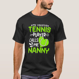 T-shirt Femmes Mon Joueur De Tennis Préféré M'Appelle Noun