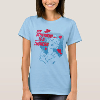 T-SHIRT FEMMES MON PETIT AMI EST UN LONGHORN