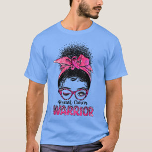 T-shirt Femmes noires Afro le cancer du sein sensibilisati