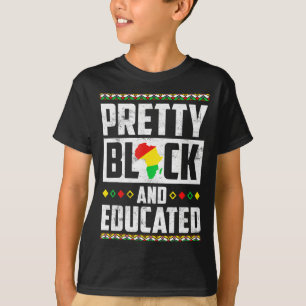 T-shirt Femmes noires instruites et belles Mois de l'histo
