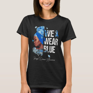 T-shirt Femmes noires Nous portons la Maladie de Pompe ble