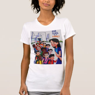 T-shirt Femmes Notre classe est une famille