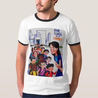 T-shirt Femmes Notre classe est une famille