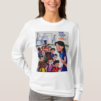 T-shirt Femmes Notre classe est une famille